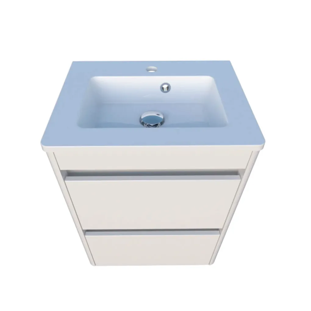 Шкаф нижний Fancy Marble Fiji-2 500 с умывальником Annabell 500- Фото 2
